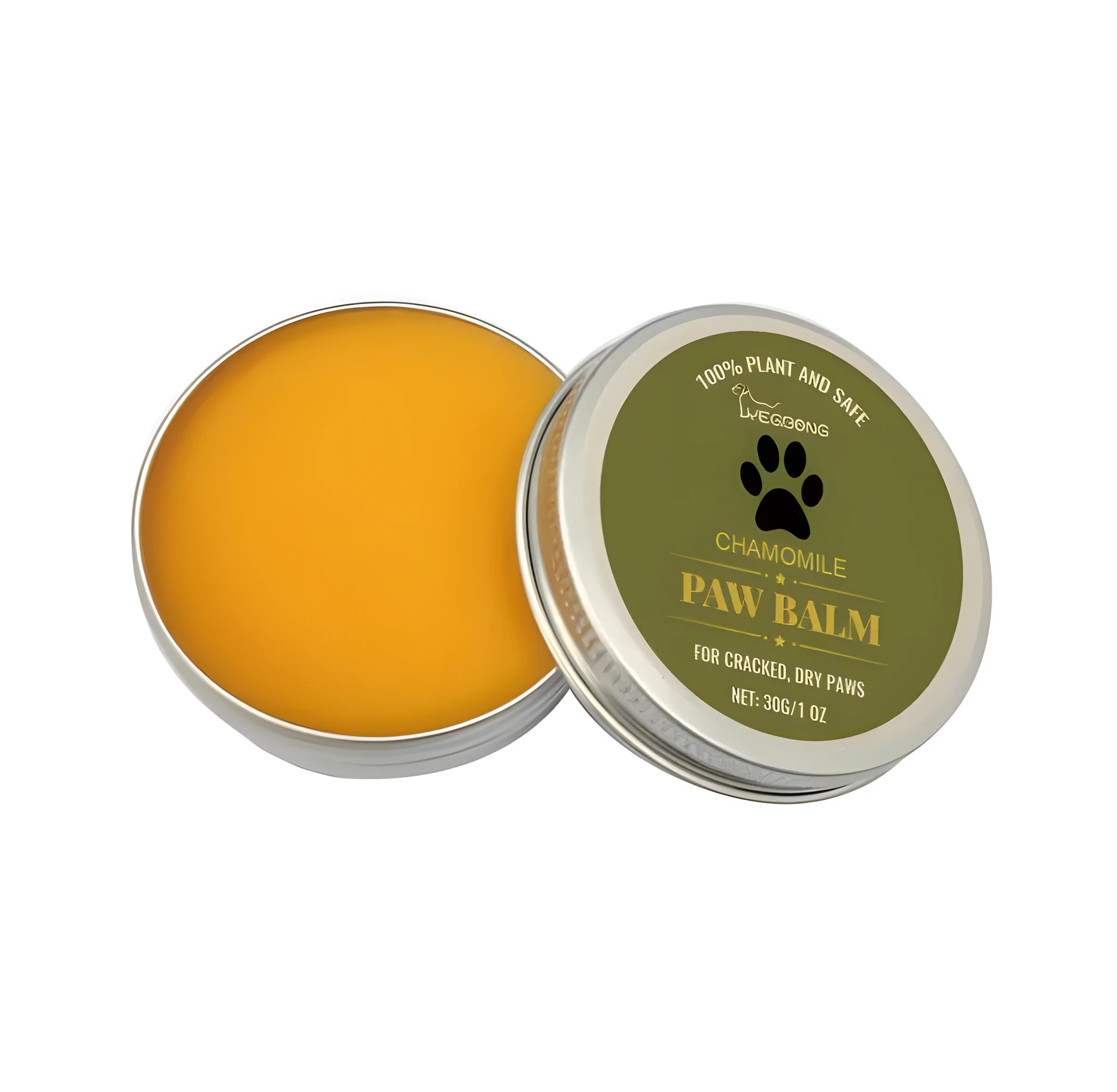 30g jar of paw protection cream for dogs and cats measuring 5.5cm