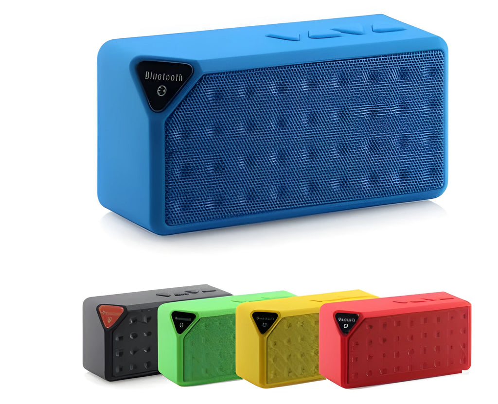 Cannon X3 wireless Bluetooth portable speaker in mini block design with magic cube aesthetic