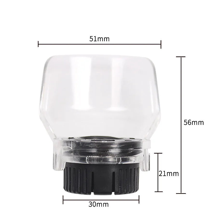 Transparent plastic horn cover for Delta power tool face protection