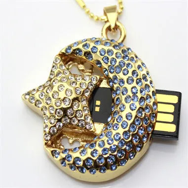 Jewelry Xingyue metal shell USB flash drive with USB 2.0 connector