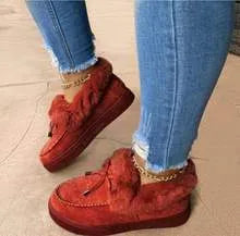 Women's casual cotton shoes with rubber sole and velvet trim in multiple colours