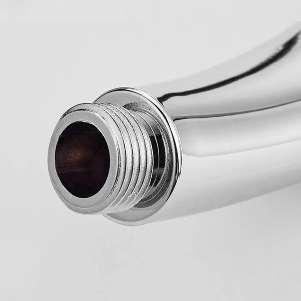 Orange hand-held pressurized shower head with rain function for normal pressure systems