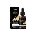 Bottle of dietary supplement drops with dropper for measured liquid nutrition servings
