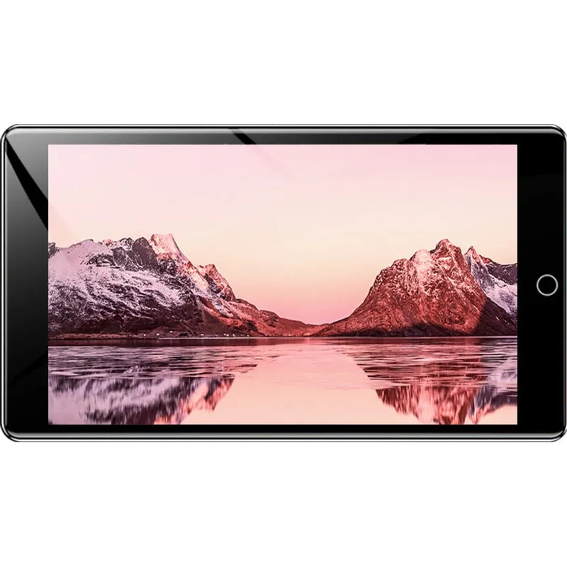 Black Ruizu H1 8GB MP3 MP4 player with 4.0 inch touch screen showing media interface