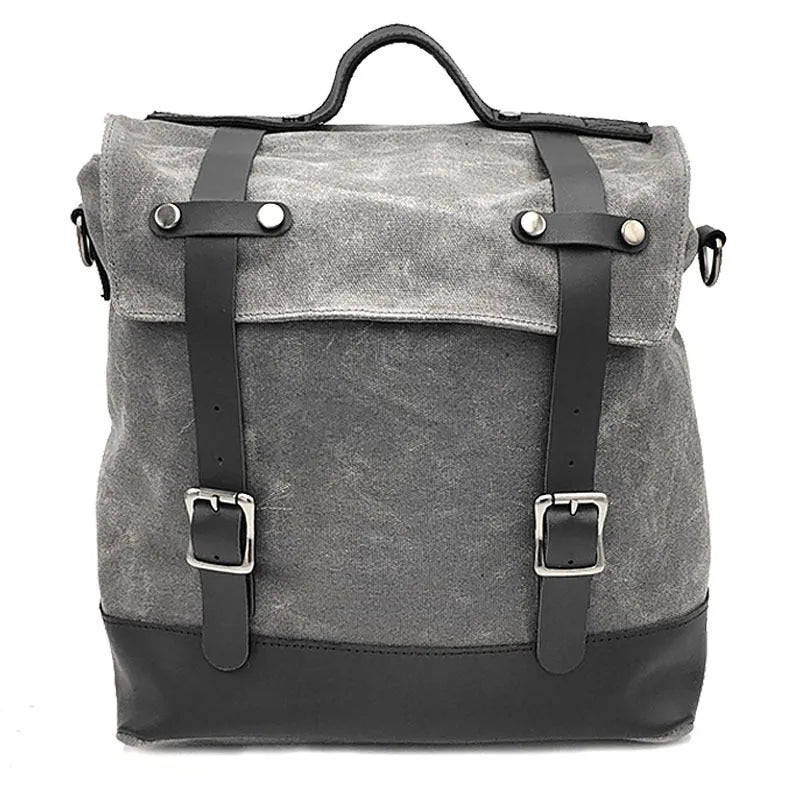Thick waterproof canvas motorcycle side bag with large capacity dimensions