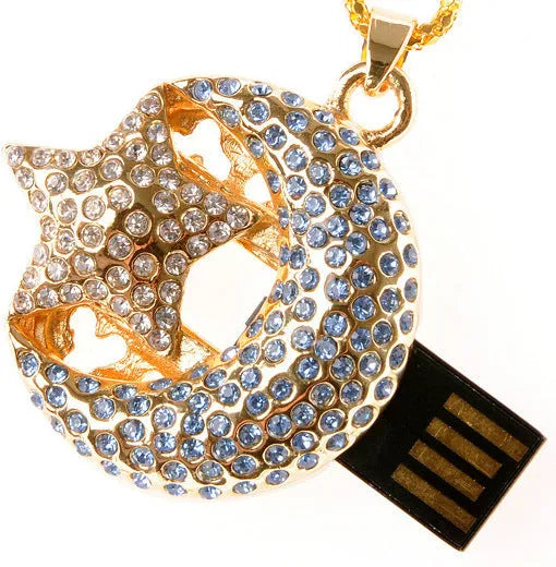 Jewelry Xingyue metal shell USB flash drive with USB 2.0 connector