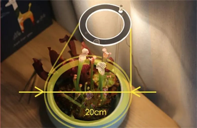 USB LED full spectrum grow light with transparent PC aluminium housing and acrylic stick