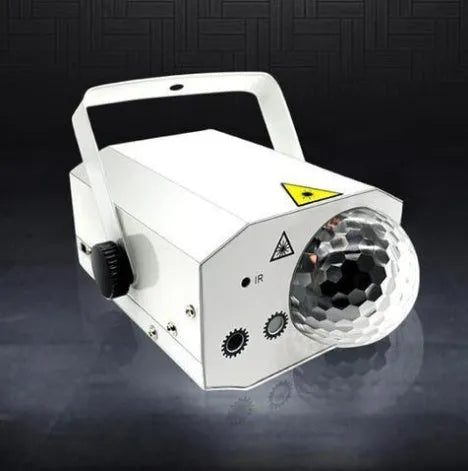 Black or white LED laser magic fan stage lighting equipment with compact 190mm dimensions