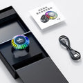Compact voice control Bluetooth LED atmosphere lamp projecting polar light with stereo sound