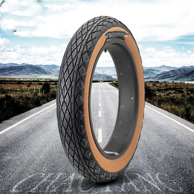 20x4.0 inch brown rubber tyre for snowmobile and electric beach car replacement