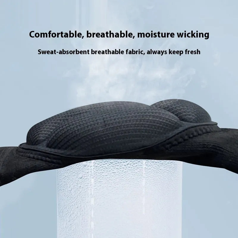 Pair of black thick sponge kneepads for dance and sports knee protection