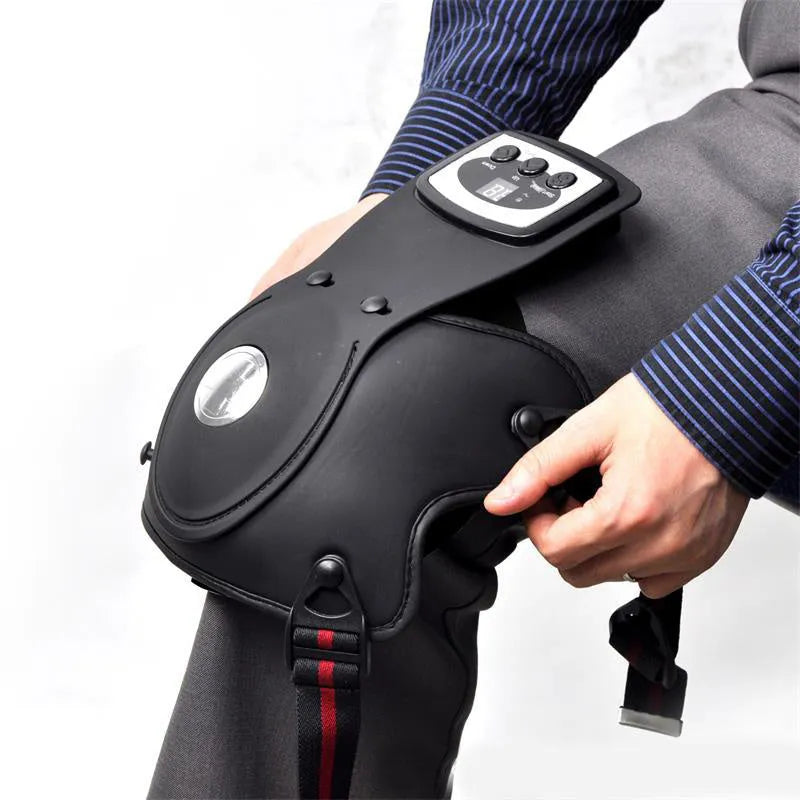 Portable infrared knee massager with adjustable temperature control 45-65C for joint care