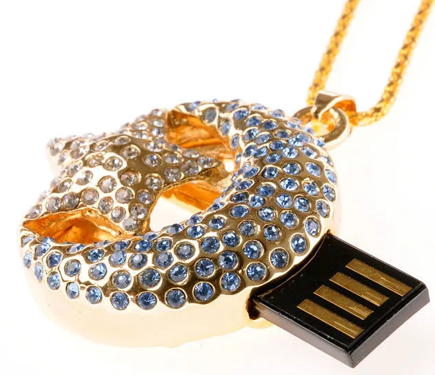 Jewelry Xingyue metal shell USB flash drive with USB 2.0 connector