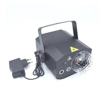 Black or white LED laser magic fan stage lighting equipment with compact 190mm dimensions