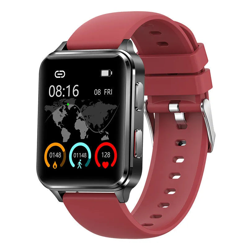 Multi-sport watch with 1.70-inch tempered glass screen showing fitness metrics on display
