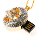 Jewelry Xingyue metal shell USB flash drive with USB 2.0 connector