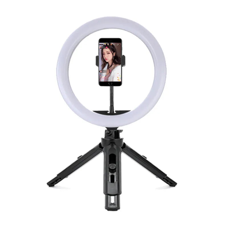 10 inch ring selfie light with metal bracket for smartphone photography