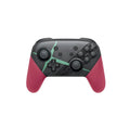 Wireless Bluetooth gamepad with vibrating feature in black, white, red, and green colour options.