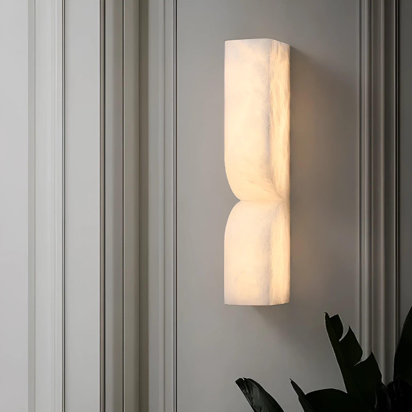 Nordic style copper wall lamp with warm light bedside illumination
