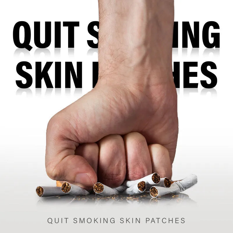 Box of 30 clear skin-coloured plant extract nicotine patches for smoking cessation