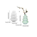 Three layer circle vase silicone mould for decorative baking and craft ornaments