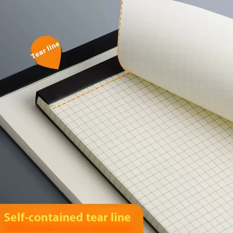 A5 and B5 thickening writing pads with tearable sheets in horizontal line, grid and blank paper options