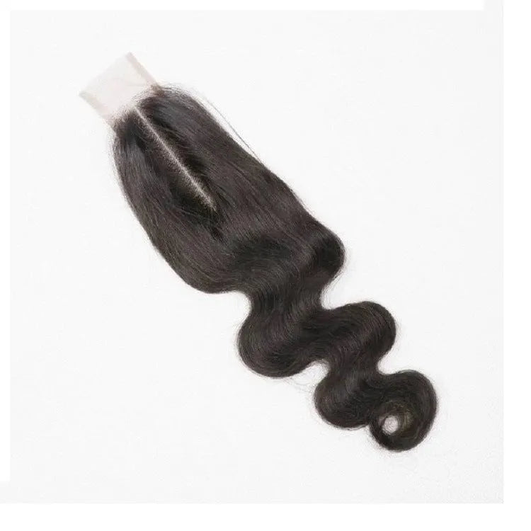 Natural colour straight human hair wig shown at various lengths from 8 to 20 inches