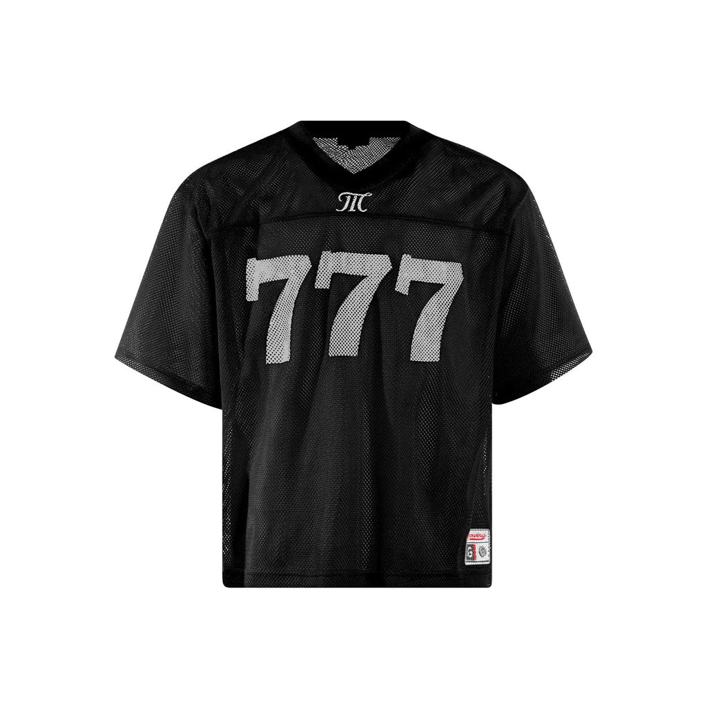 Men's loose fit polyester t-shirt in retro street style showing black, white, purple and orange colour options