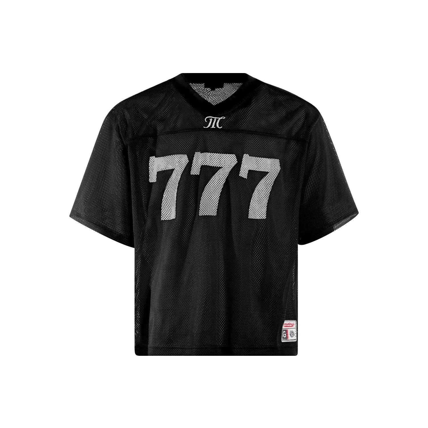 Men's loose fit polyester t-shirt in retro street style showing black, white, purple and orange colour options