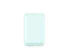 Magnetic wireless power bank in five colours: black, blue, green, pink, white