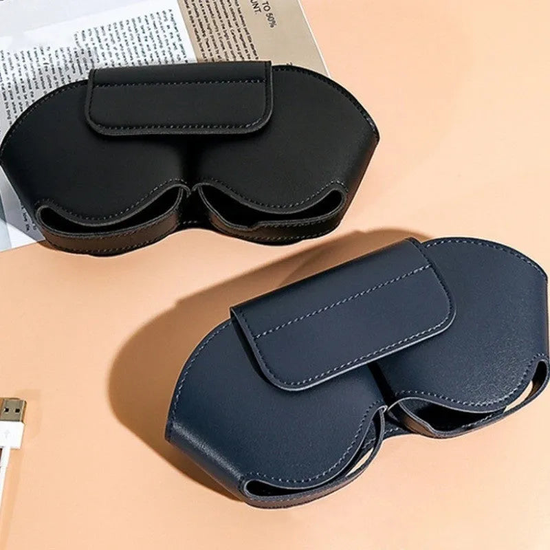 AirPods Max protective case in PU leather, colours: black, blue, green, red, white
