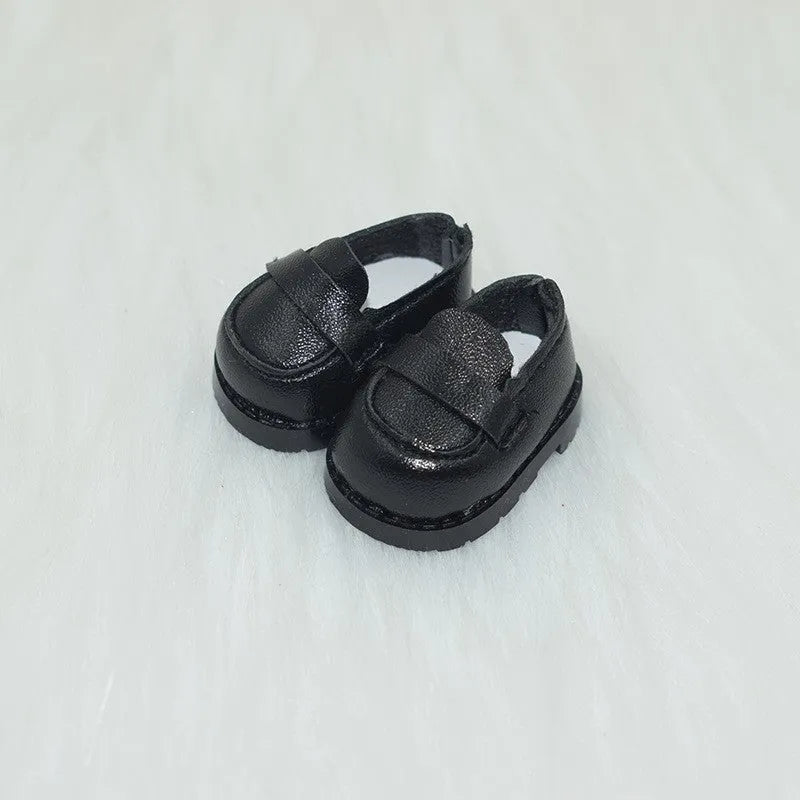 17CM doll replacement shoes in multiple styles including black boots and leather designs