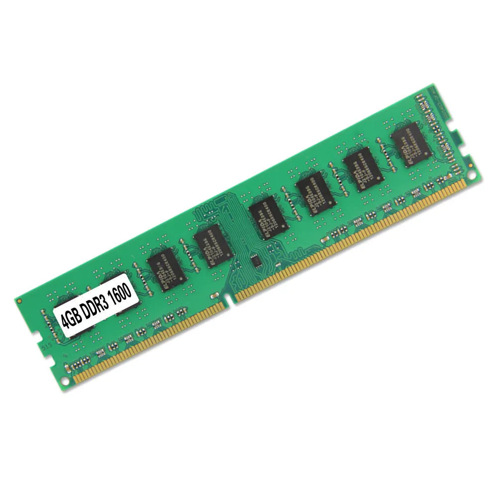 Desktop DDR3 4GB 1600MHz memory module with PC3-12800 specification