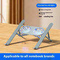 Aluminium alloy folding laptop cooling stand with twin fans and height adjustment mechanism