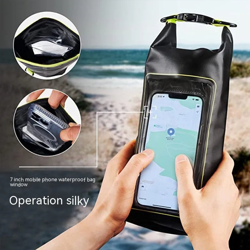 PVC waterproof crossbody sports bag in multiple colours for swimming and outdoor water activities