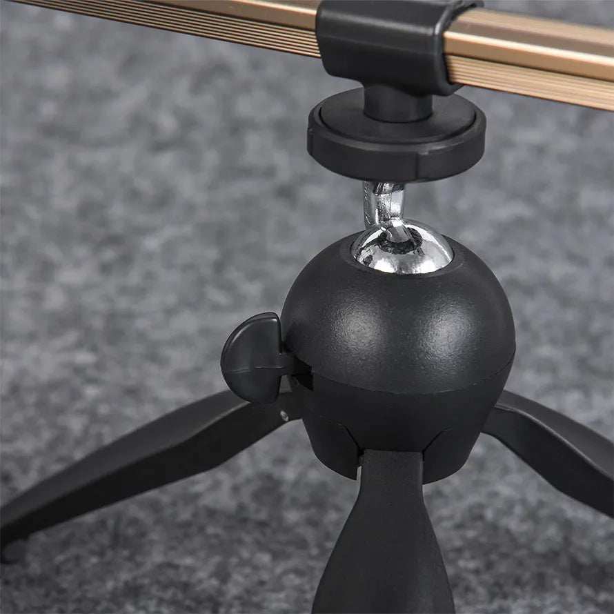 Aluminium ice fishing triangle rod holder bracket supporting small fishing rod