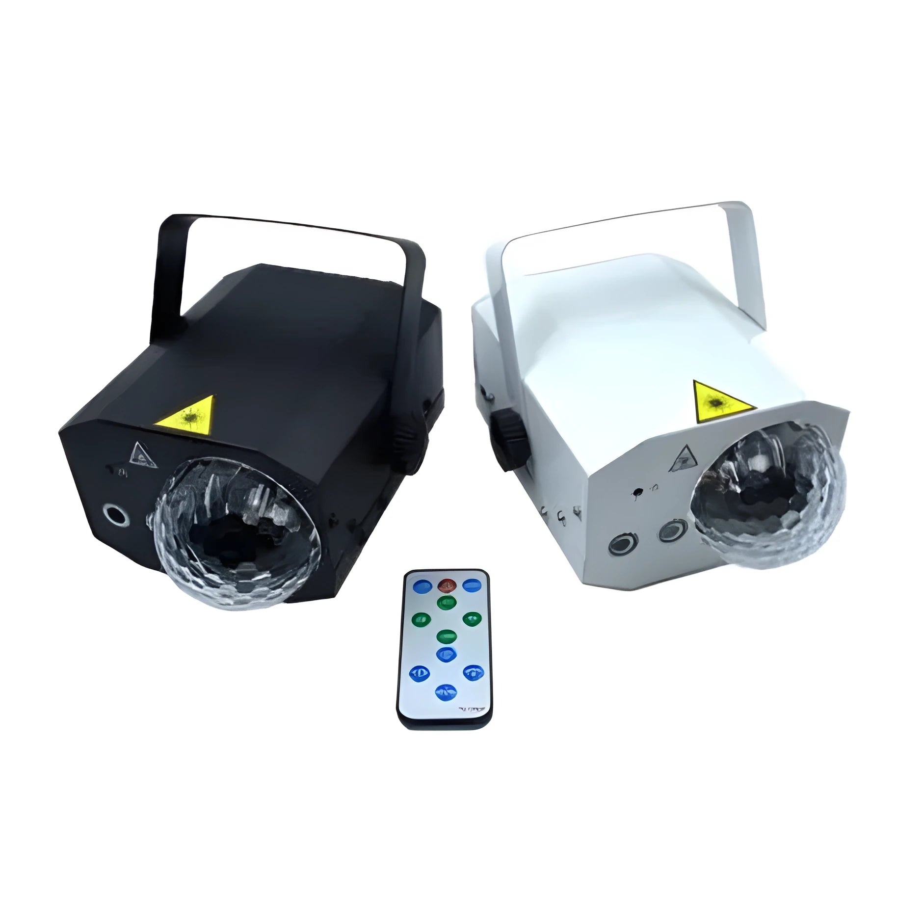 Black or white LED laser magic fan stage lighting equipment with compact 190mm dimensions