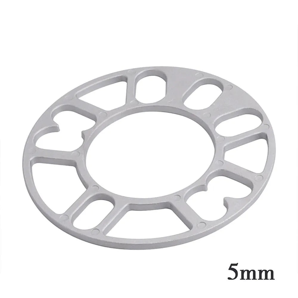 Aluminium hubcentric wheel spacer gasket for car brake caliper clearance