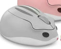 Hamster wireless mute mouse in yellow, pink, or grey with Bluetooth connectivity and compact design
