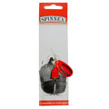 Composite rotating sequin fishing lure with copper bell in multiple colour variations