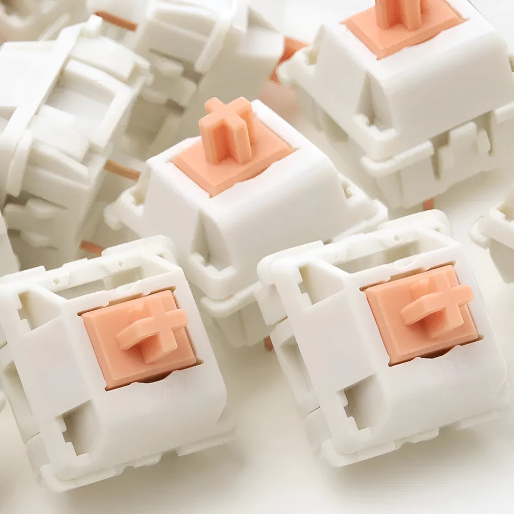 Panda mechanical keyboard switch for DIY keyboard building with 5-pin PCB mount design
