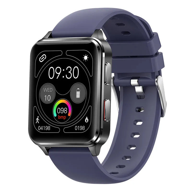 Multi-sport watch with 1.70-inch tempered glass screen showing fitness metrics on display