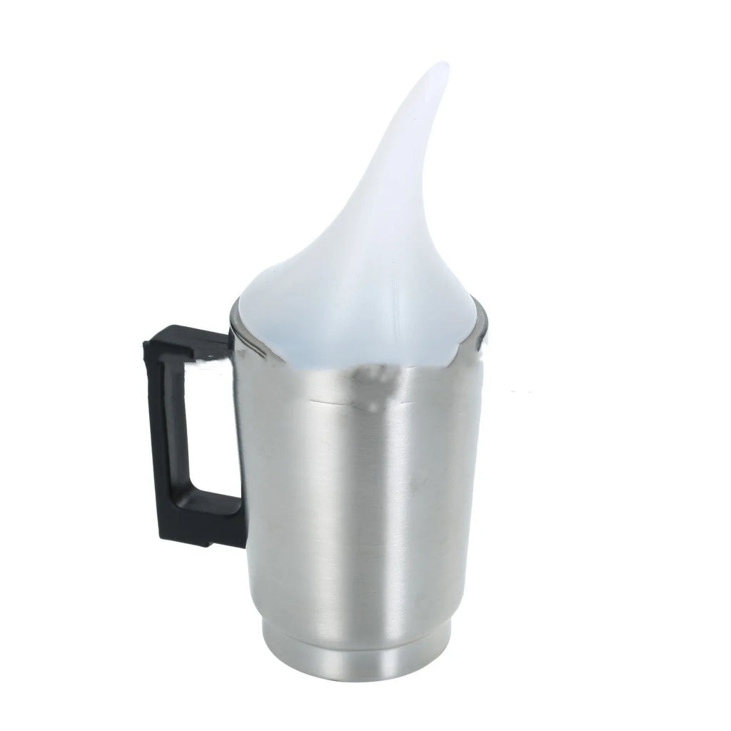 Automobile headlamp restoration kit with stainless steel cups, elbow cover, funnel, and power adapter options