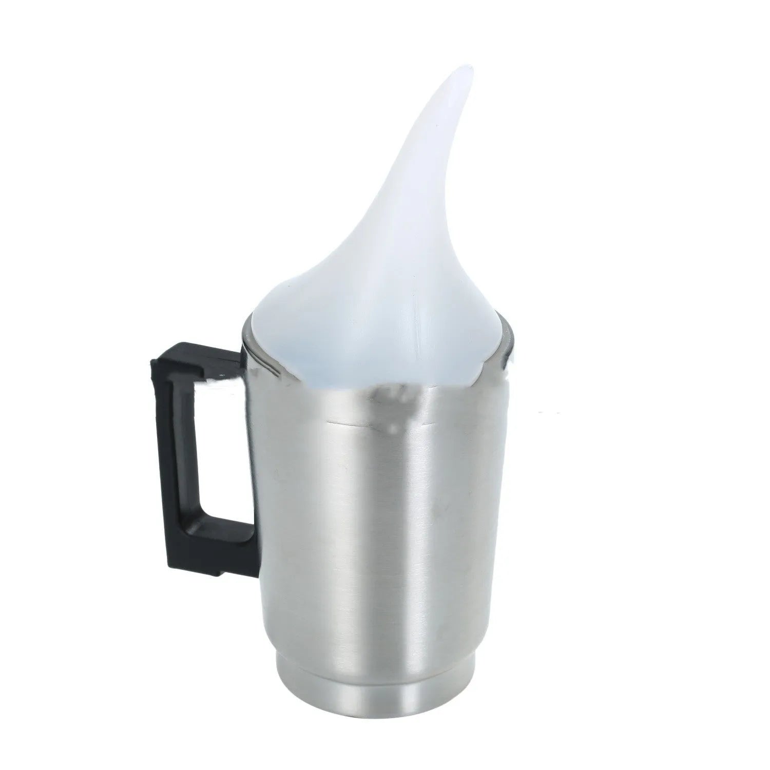 Automobile headlamp restoration kit with stainless steel cups, elbow cover, funnel, and power adapter options