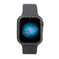 Half wrap leather carbon fibre case for 44mm Apple Watch 4 in black