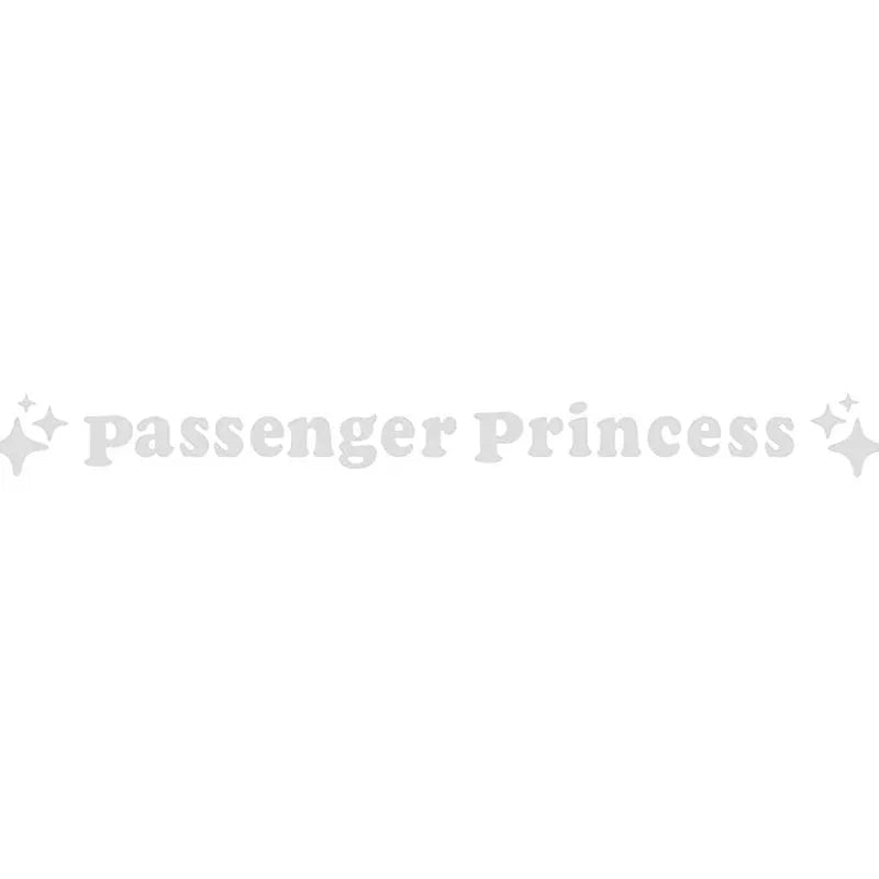 Passenger princess rearview mirror decorative sticker in 12.5cm diameter with eight colour options