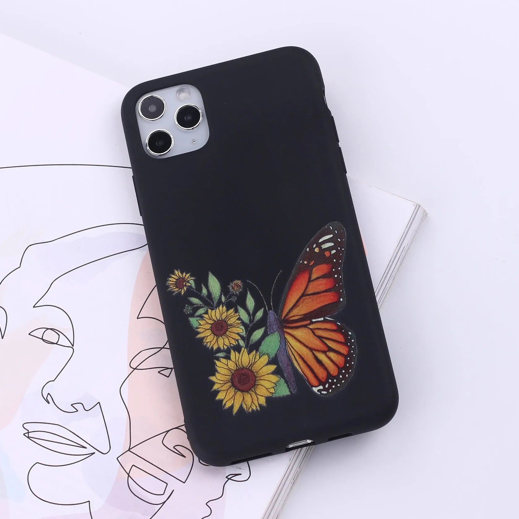Painted TPU mobile phone case for iPhone 11 series in multiple colour options