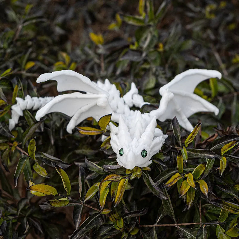 Red gold PLA plastic dragon wings decoration toy with 25cm wingspan for costume accessories