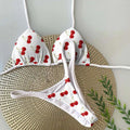 Women's printed bikini swimsuit in quick-dry nylon with cotton lining, shown in colour RT2110.