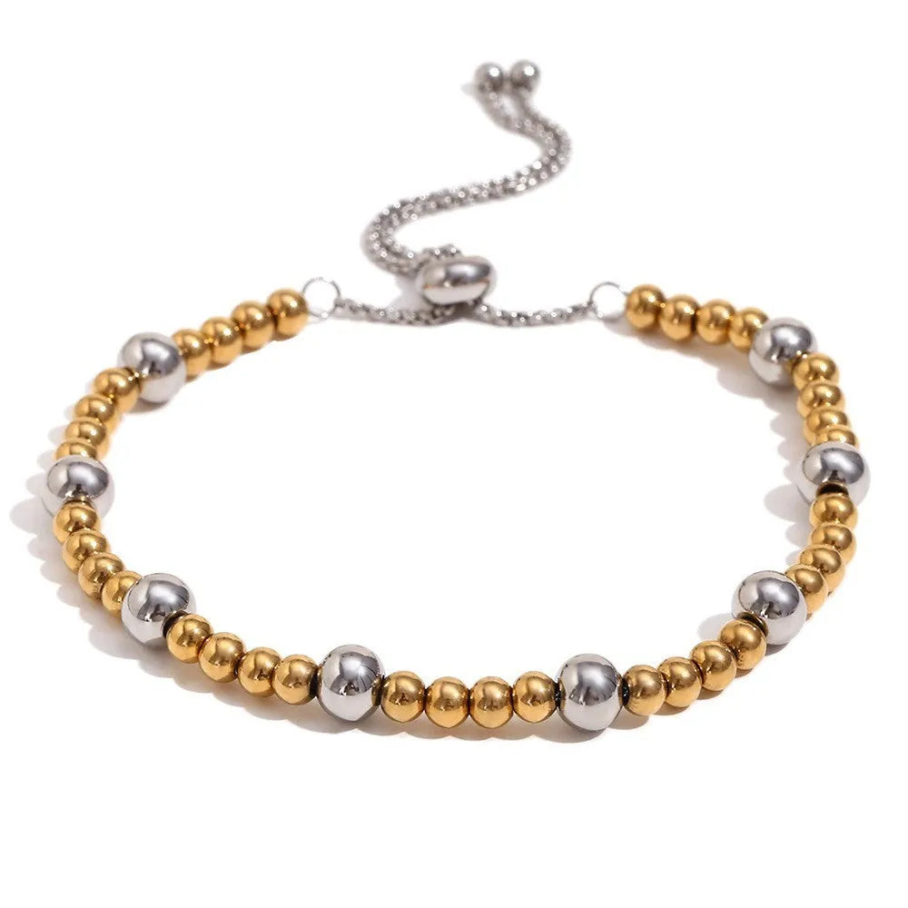 Gold colour jewellery set with geometry round ring design including earrings, necklace, and bracelet